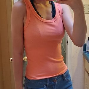 Pink/orange tank top. Brand new!
